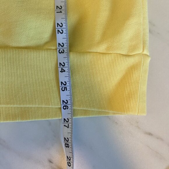 Sweaty Betty Yellow‎ Essentials Sweatshirt Size Small Cozy Preppy Athleisure - Picture 7 of 8